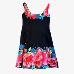 Black floral dress from Nine West